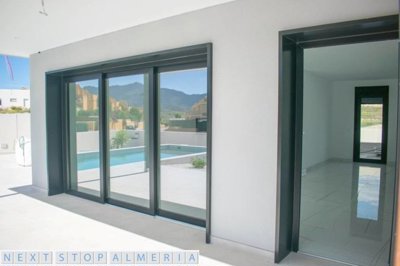 Front of the villa