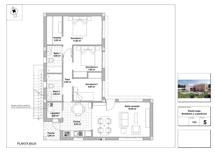 Image No.6-3 Bed Villa for sale