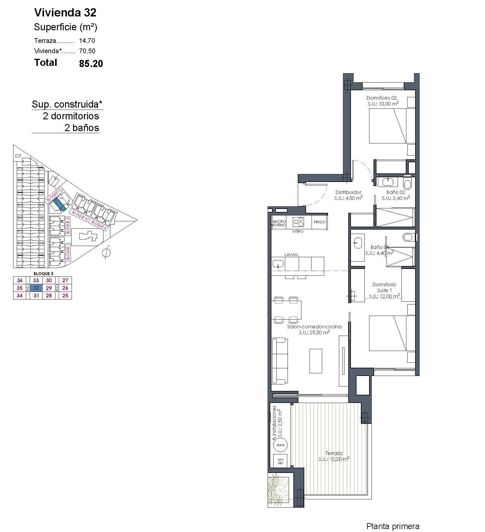 Image No.31-2 Bed Apartment for sale