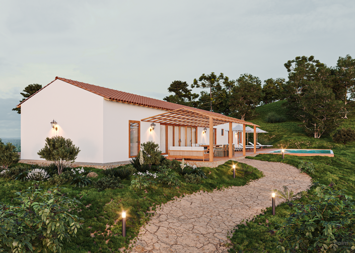 Image No.2-Terre de 4 chambres à vendre à São Marcos da Serra