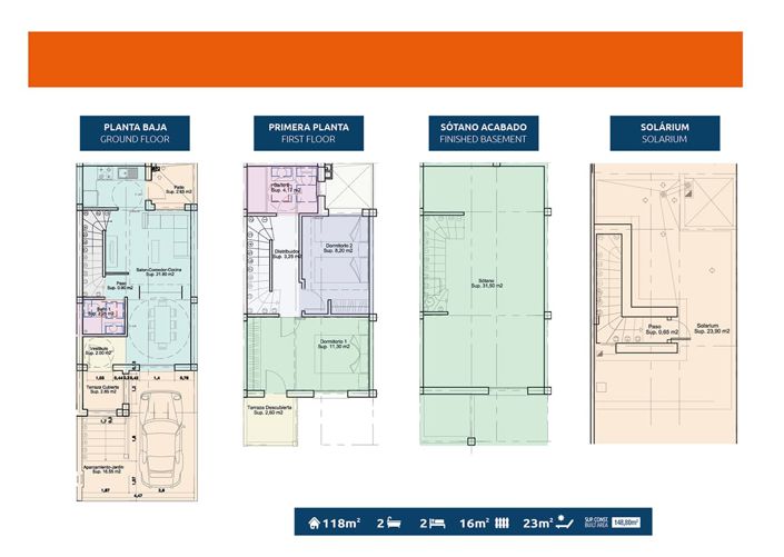 Image No.2-2 Bed Townhouse for sale