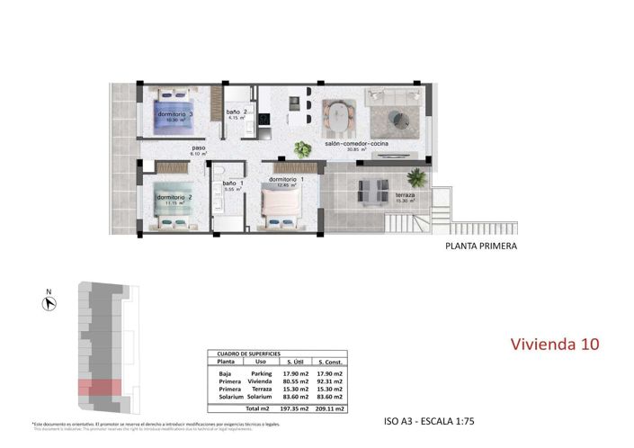Image No.18-3 Bed Apartment for sale
