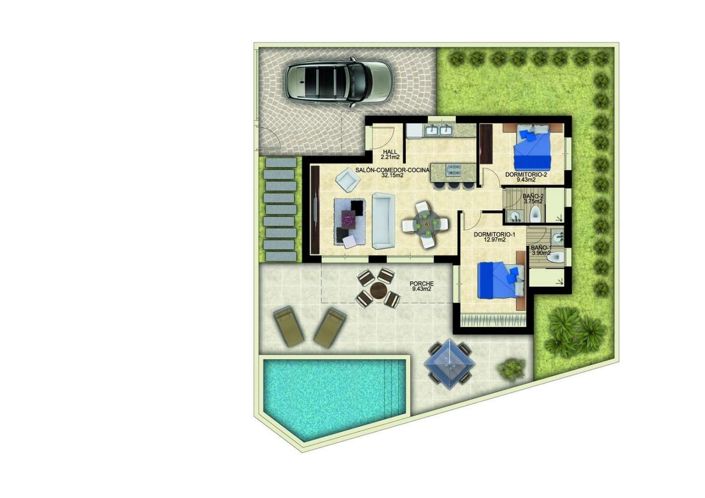 Image No.4-2 Bed Villa for sale