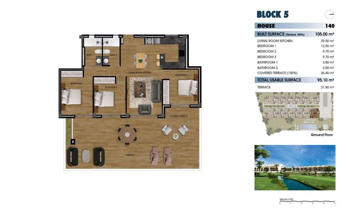 Image No.22-3 Bed Apartment for sale