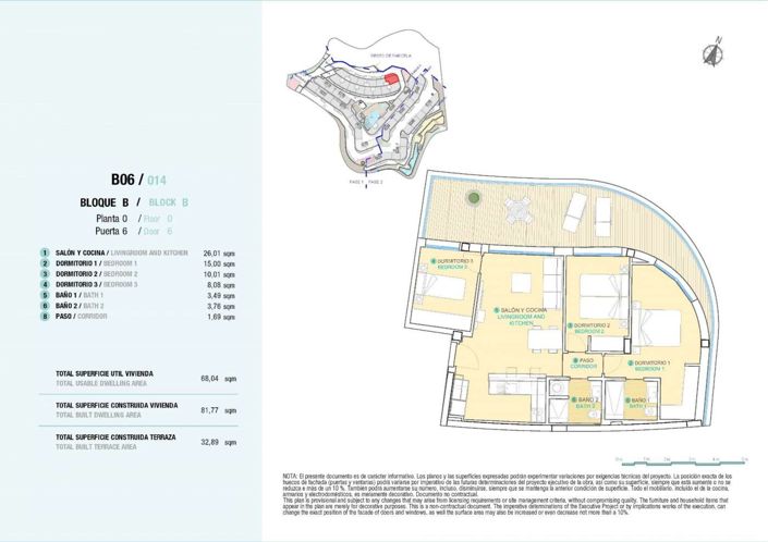 Image No.12-3 Bed Apartment for sale