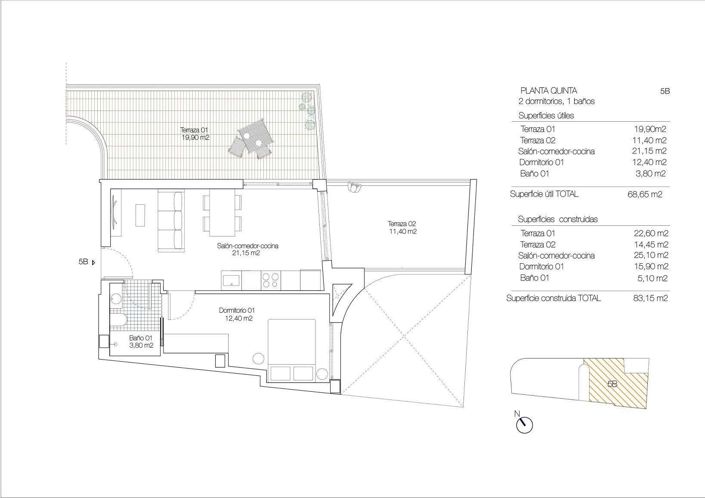 Image No.2-1 Bed Apartment for sale