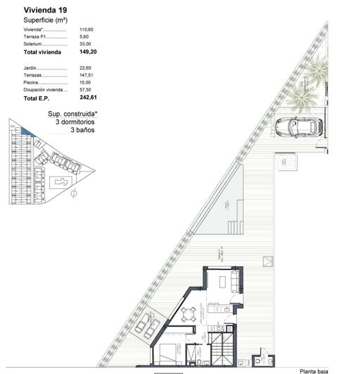 Image No.44-3 Bed Semi-Detached for sale