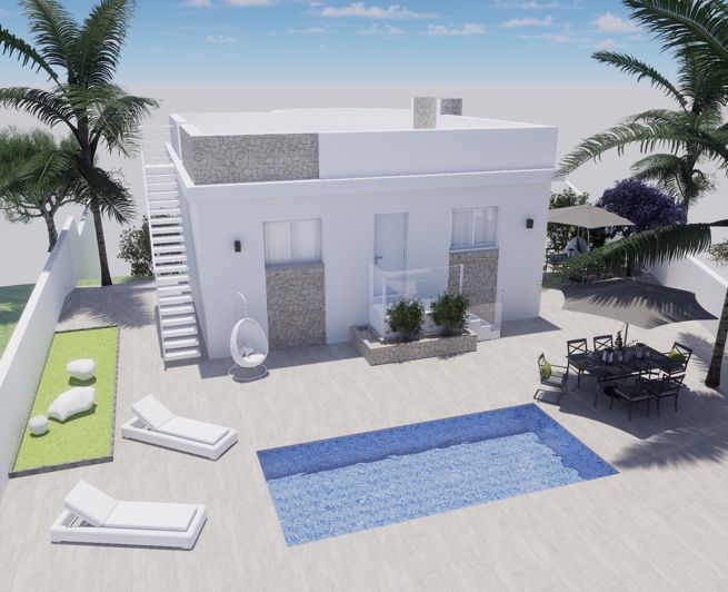 Image No.2-Villa de 3 chambres à vendre à Pinar de Campoverde