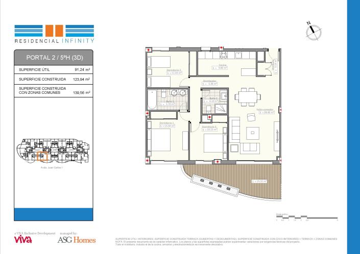 Image No.21-3 Bed Apartment for sale