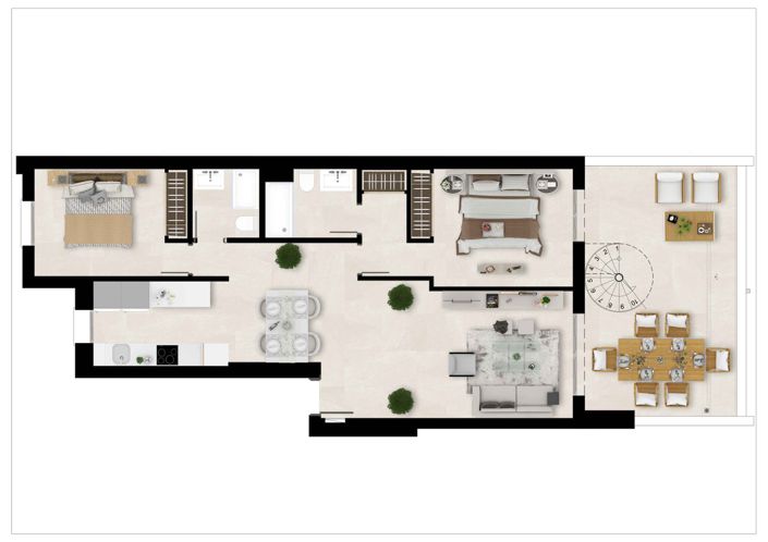 Image No.28-2 Bed Apartment for sale