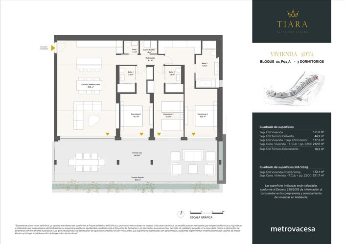 Image No.28-3 Bed Apartment for sale