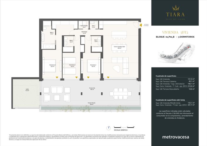 Image No.29-3 Bed Apartment for sale