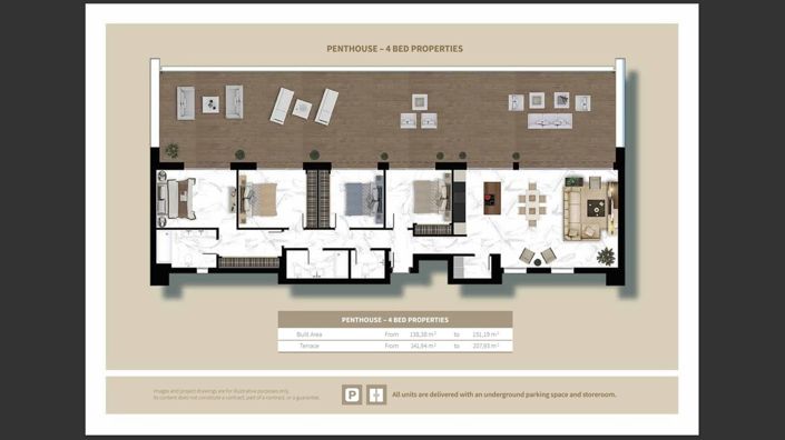 Image No.25-3 Bed Apartment for sale