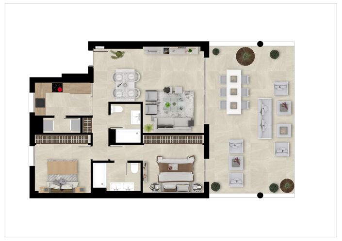 Image No.33-3 Bed Apartment for sale