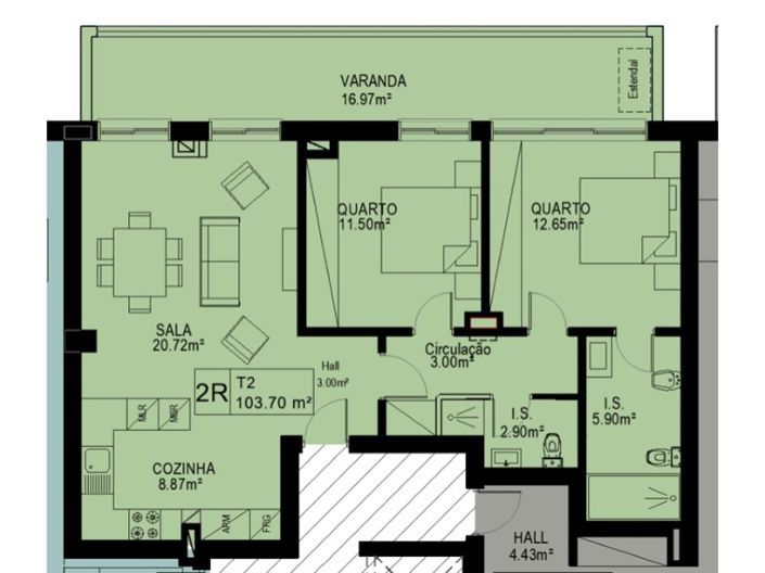 Image No.10-2 Bed Apartment for sale