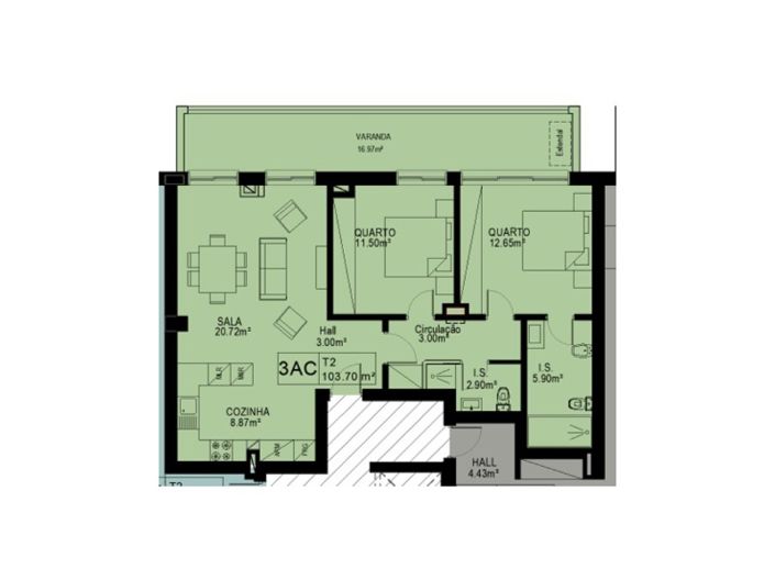 Image No.4-2 Bed Apartment for sale