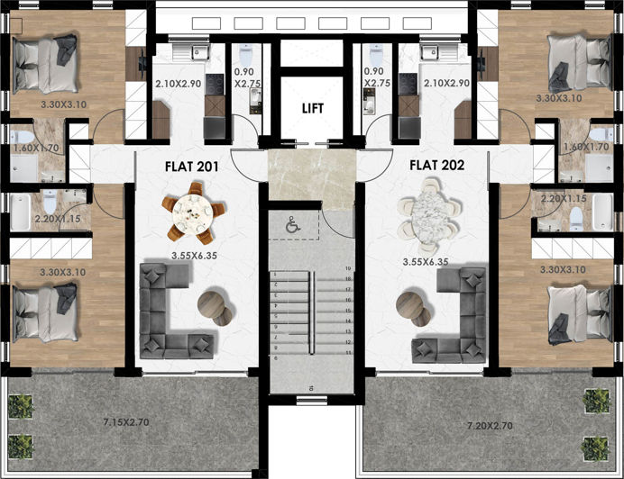 Image No.34-2 Bed Apartment for sale