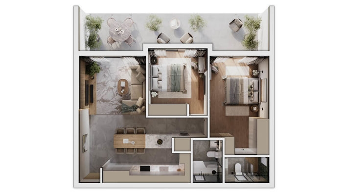 Image No.12-2 Bed Apartment for sale