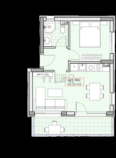 Image No.4-1 Bed Apartment for sale