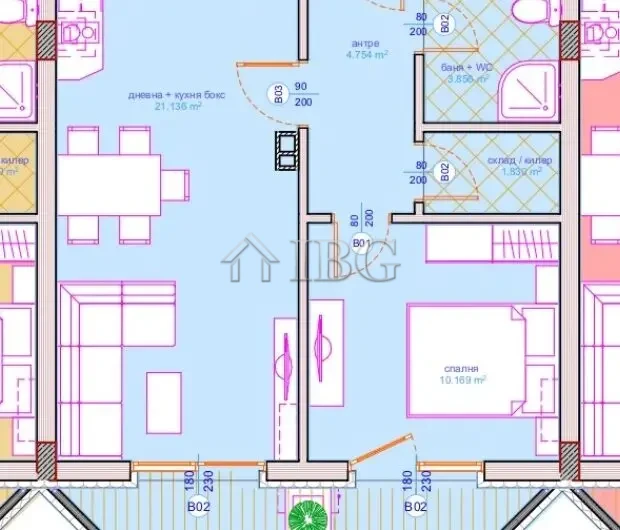 Image No.14-1 Bed Apartment for sale