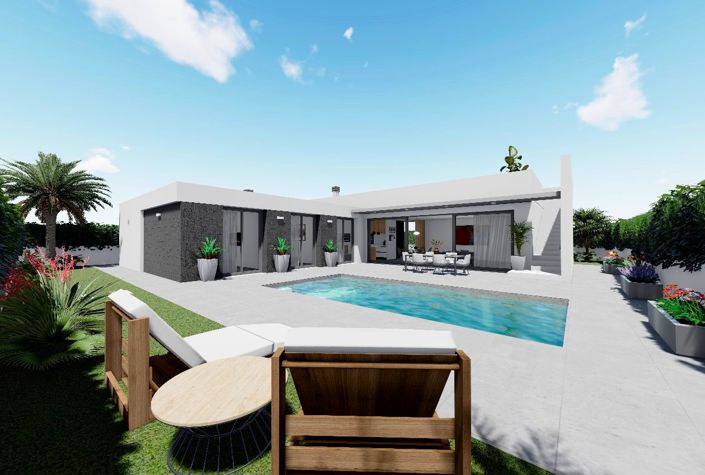 Image No.1-Villa de 3 chambres à vendre à San Juan De Los Terreros