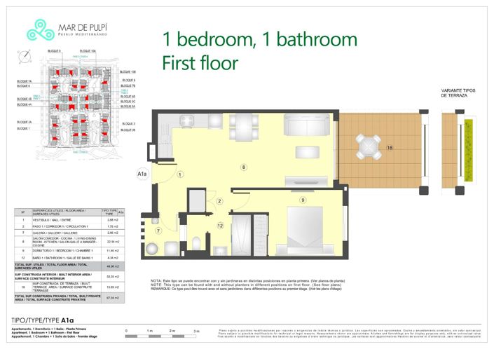 Image No.14-Appartement de 1 chambre à vendre à San Juan De Los Terreros