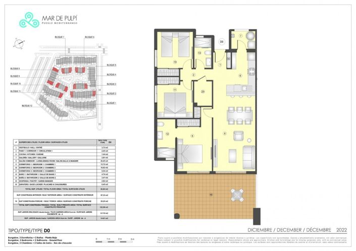 Image No.20-3 Bed Apartment for sale