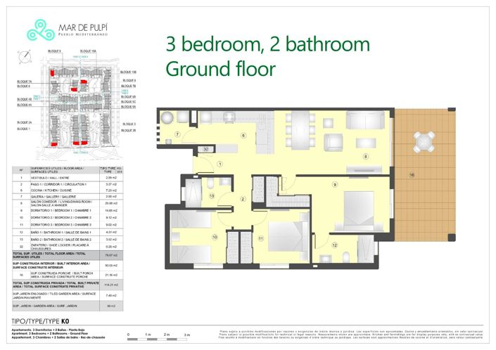 Image No.13-3 Bed Apartment for sale