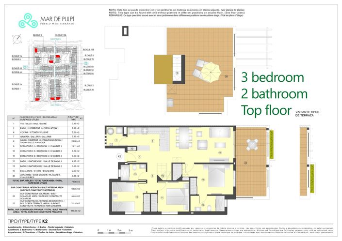 Image No.15-3 Bed Apartment for sale
