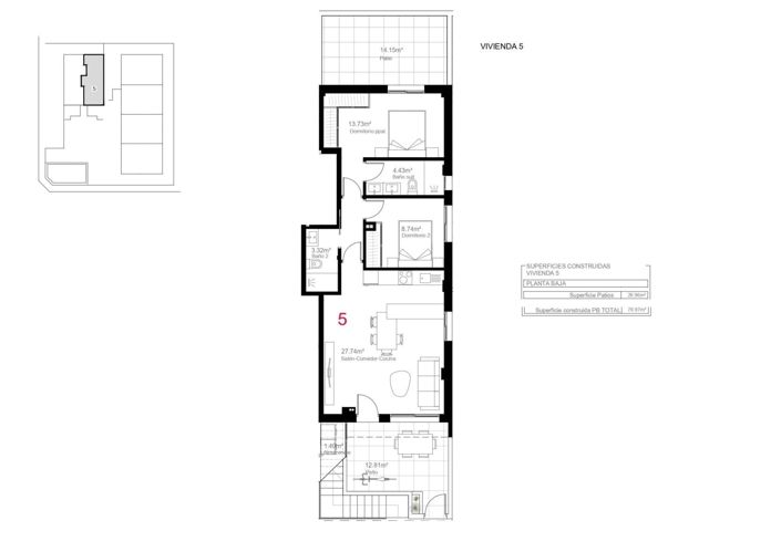 Image No.8-2 Bed Apartment for sale