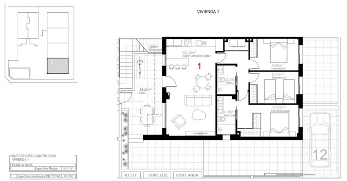 Image No.8-Appartement de 3 chambres à vendre à Pilar de la Horadada