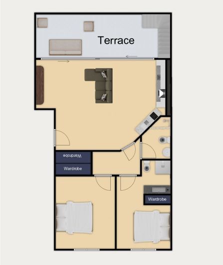 Image No.38-2 Bed Apartment for sale