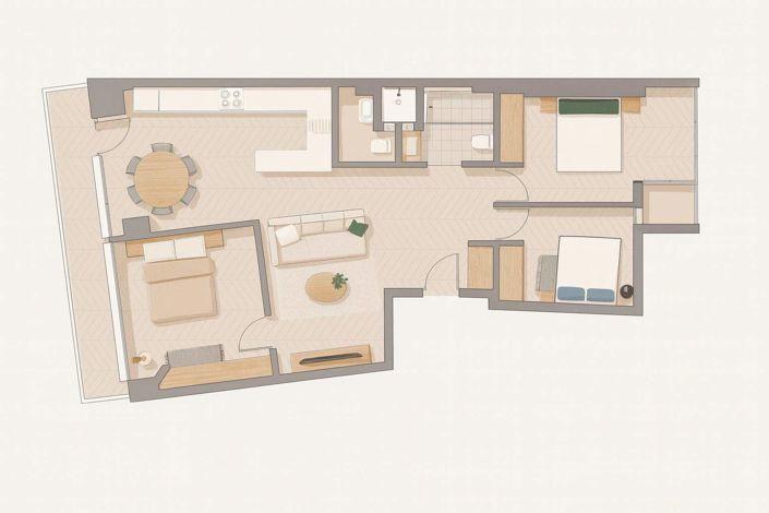 Image No.1-3 Bed Apartment for sale