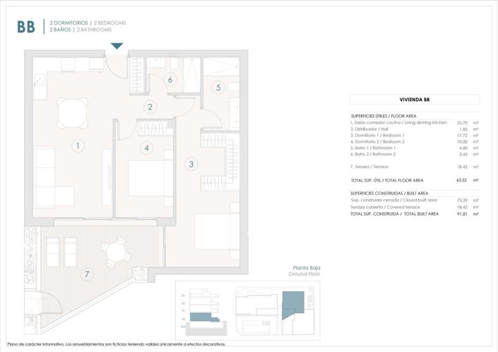 Image No.6-2 Bed Apartment for sale