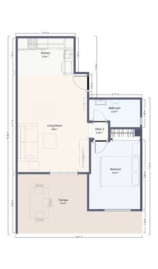 Image No.16-1 Bed Apartment for sale