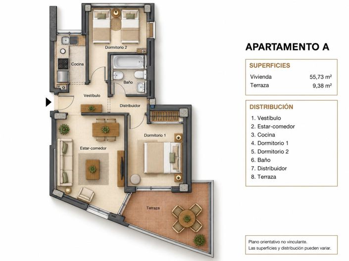 Image No.19-2 Bed Apartment for sale
