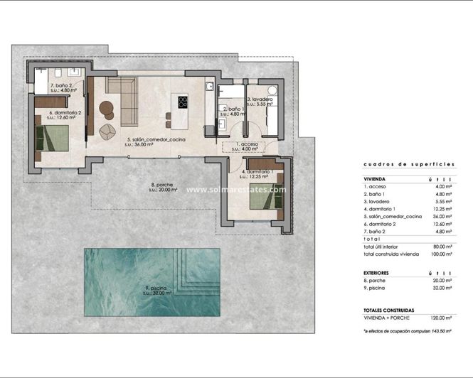 Image No.19-2 Bed Villa for sale