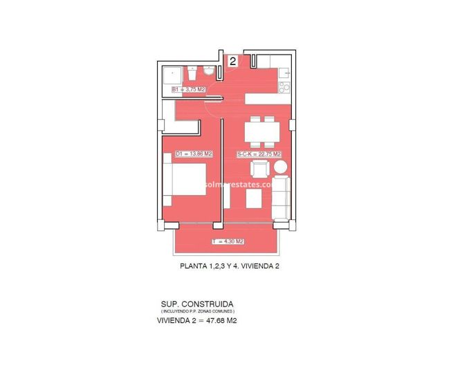 Image No.17-1 Bed Apartment for sale
