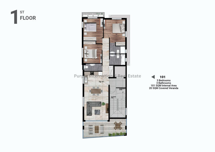 Image No.7-3 Bed Apartment for sale