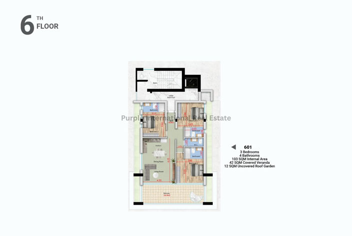 Image No.7-Appartement de 3 chambres à vendre à Mckenzie