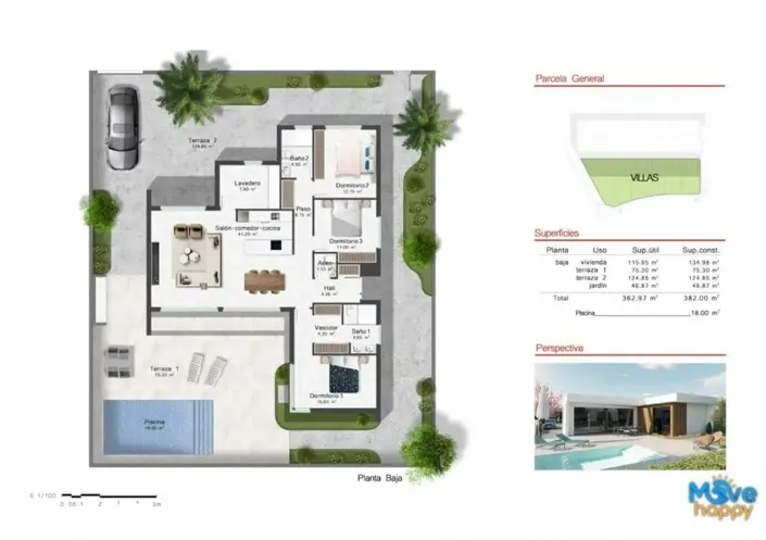 Image No.11-3 Bed Villa for sale