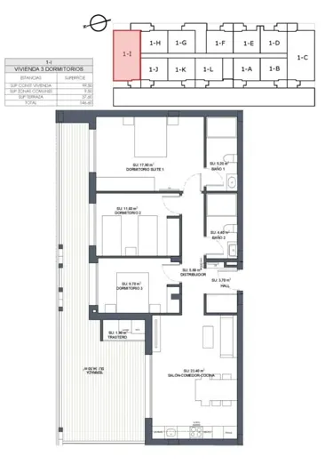 Image No.15-3 Bed Apartment for sale