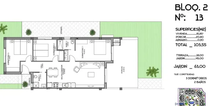 Image No.9-Appartement de 3 chambres à vendre à Guardamar del Segura