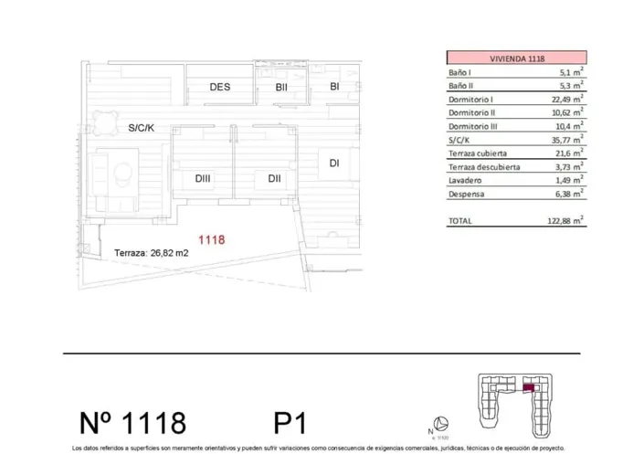 Image No.16-3 Bed Apartment for sale