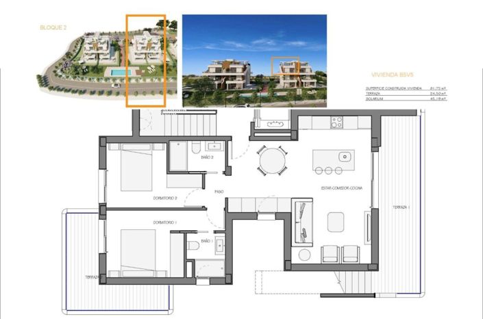 Image No.12-2 Bed Apartment for sale