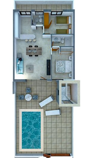 Image No.23-2 Bed Townhouse for sale