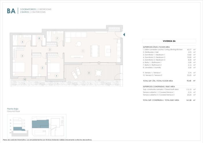 Image No.6-3 Bed Apartment for sale