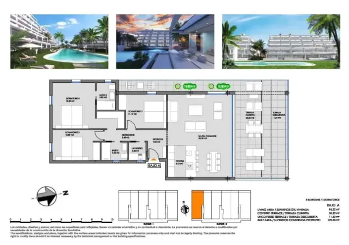 Image No.18-3 Bed Apartment for sale