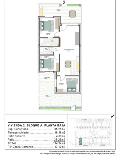 Image No.22-Appartement de 3 chambres à vendre à Torre Pacheco Town