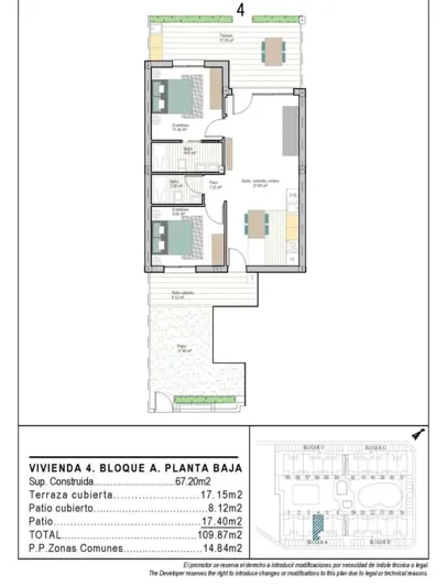 Image No.22-Appartement de 2 chambres à vendre à Torre Pacheco Town